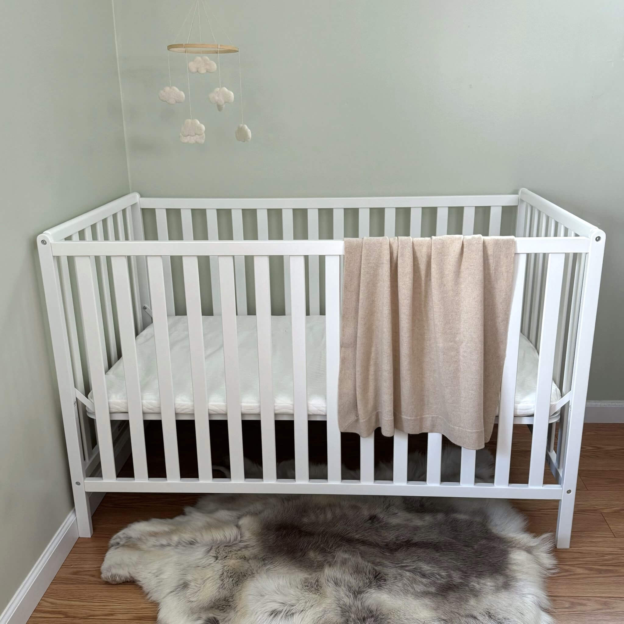 'A New Love' Cashmere Baby Blanket (Brown Sugar)