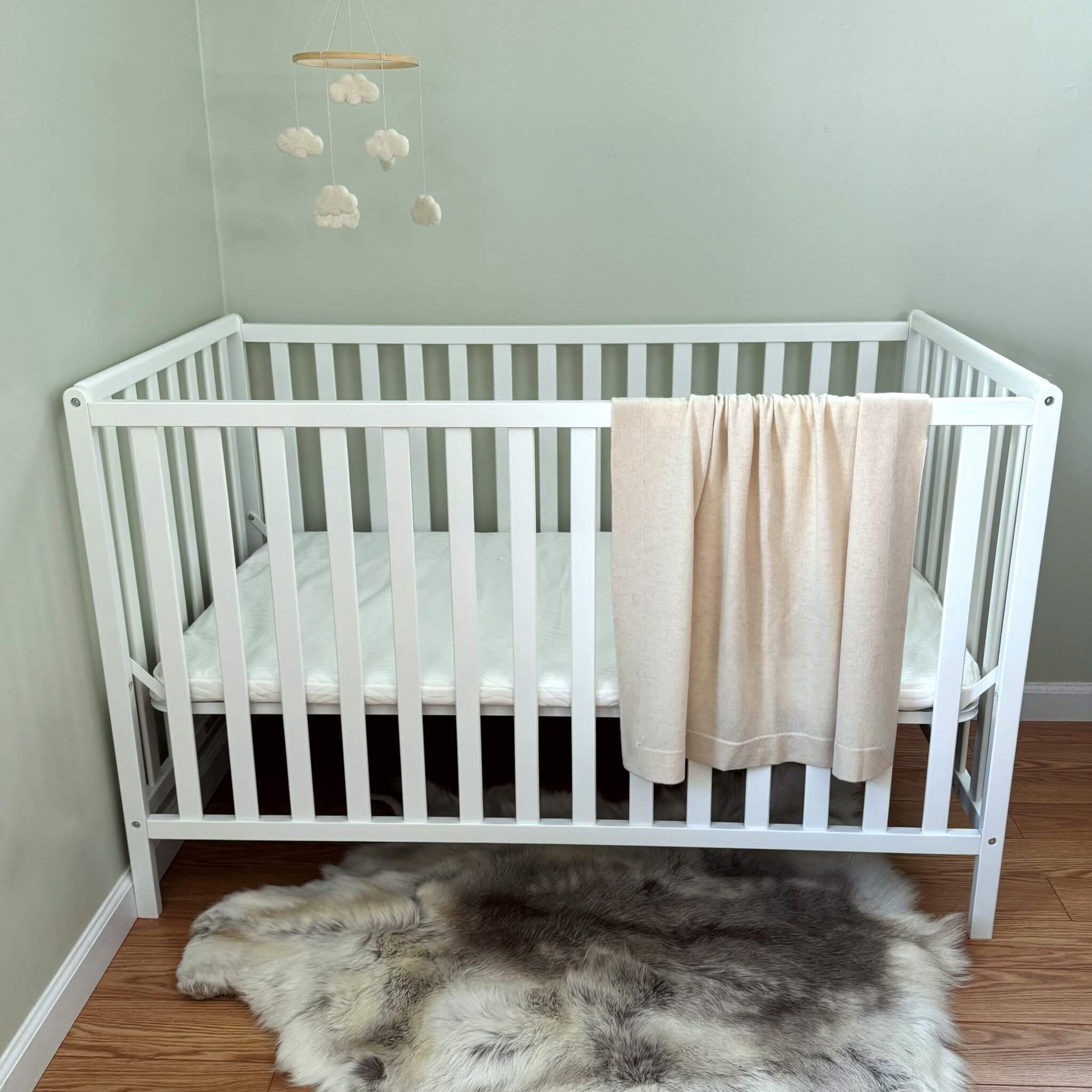 'A New Love' Cashmere Baby Blanket (Natural)