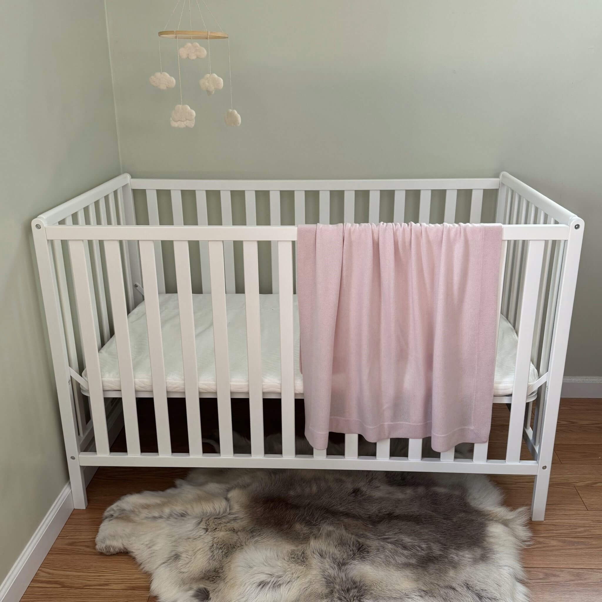 'A New Love' Cashmere Baby Blanket (Pink)