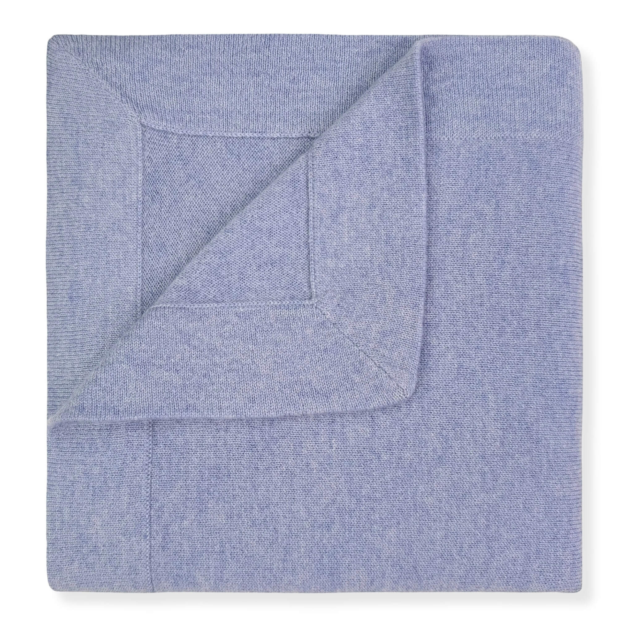 Cashmere baby blanket in blue