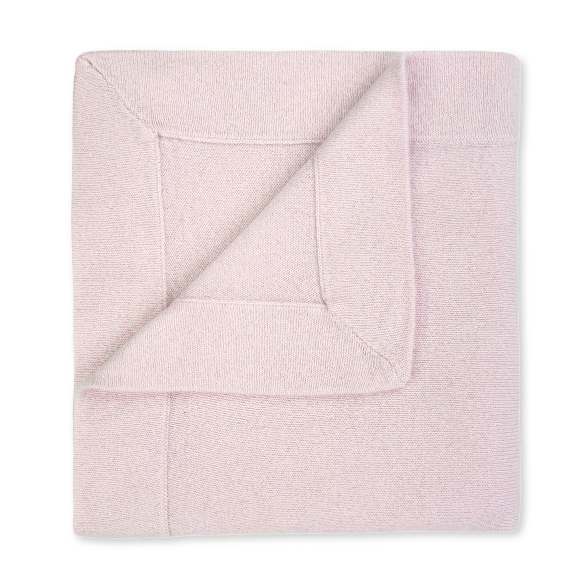 Cashmere baby blanket in pink