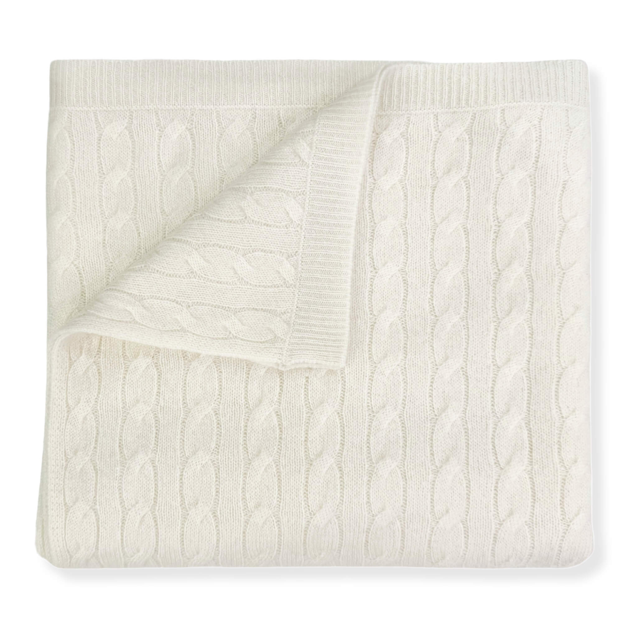 'Classic Adventures' Cable Knit Cashmere Baby Blanket, Beanie & Booties Gift Set (Cream)