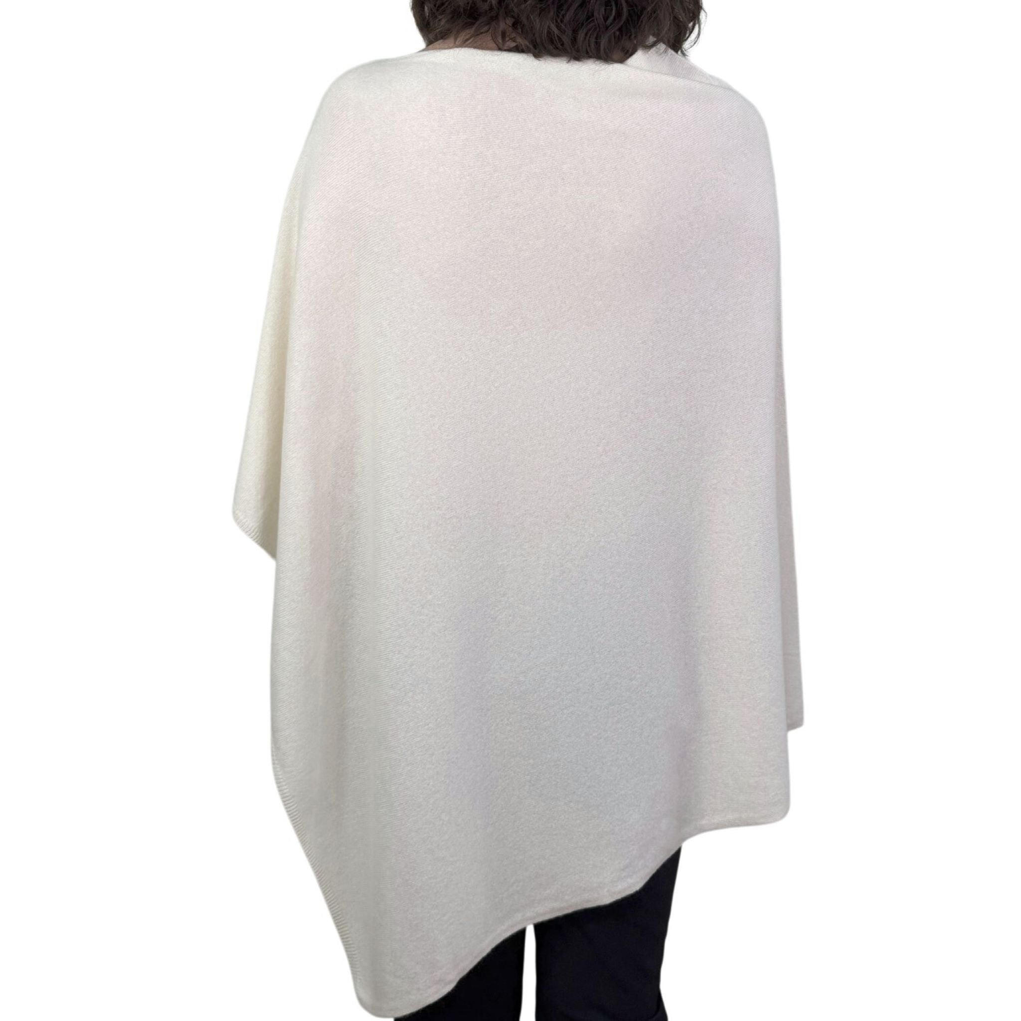 'For Mom and Me' Cashmere Nursing Shawl & Baby Blanket Set (Cream)