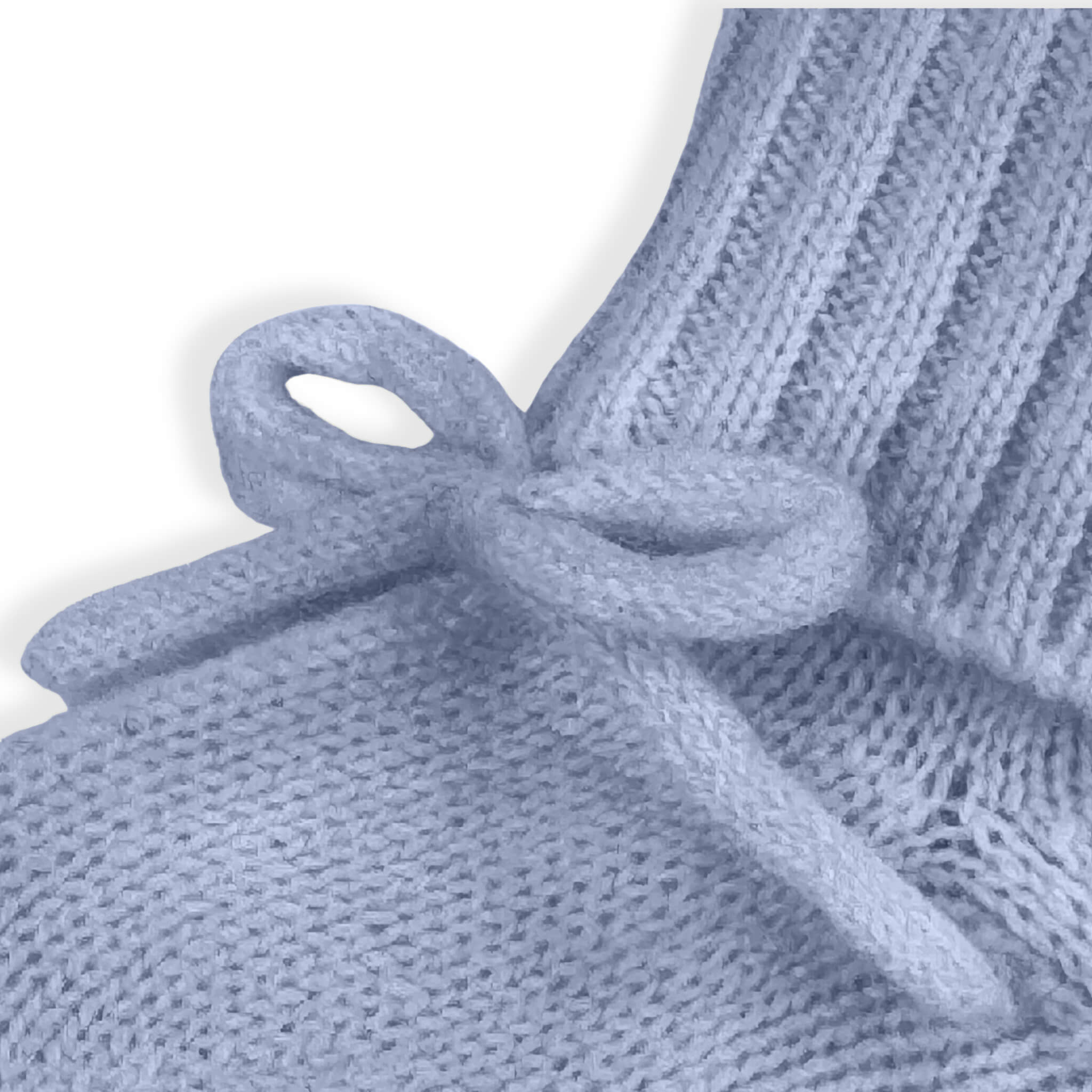'Stepping Out in Style' Cashmere Baby Beanie & Booties (Blue)