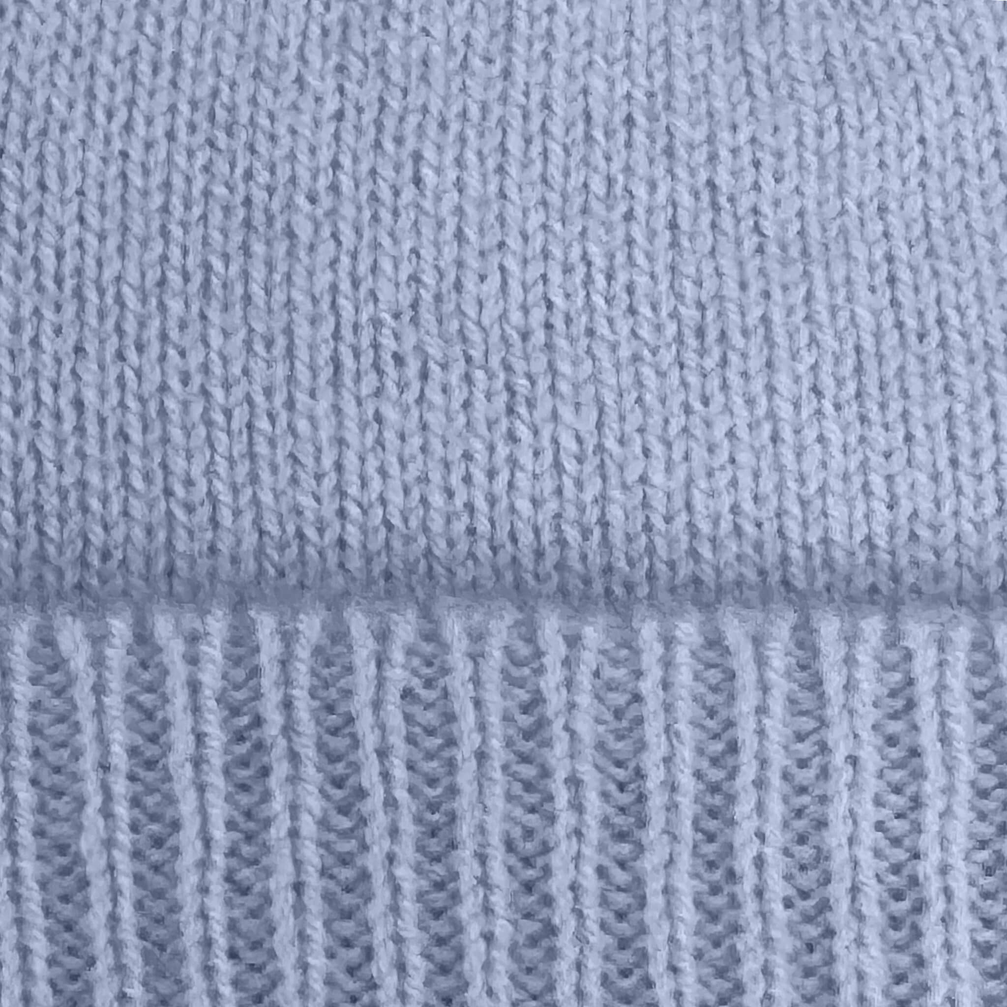 'Stepping Out in Style' Cashmere Baby Beanie & Booties (Blue)